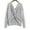 Gray, variant on Sweater For Women Long Sleeve V Neck Slouchy Style Sweater Pearl Decoration Solid Color Ribbed Knit Sweater Casual Relaxed Fit Pullover Jumper Gray L