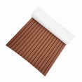 thumbnail image 1 of EVA Teak Decking Sheet Boat Flooring, Multifunction Non Slip Yacht Flooring, Decking Sheet Marine Mat with Easy Clean Comfortable for Yacht RV Car Interior Decoration, 1 of 7