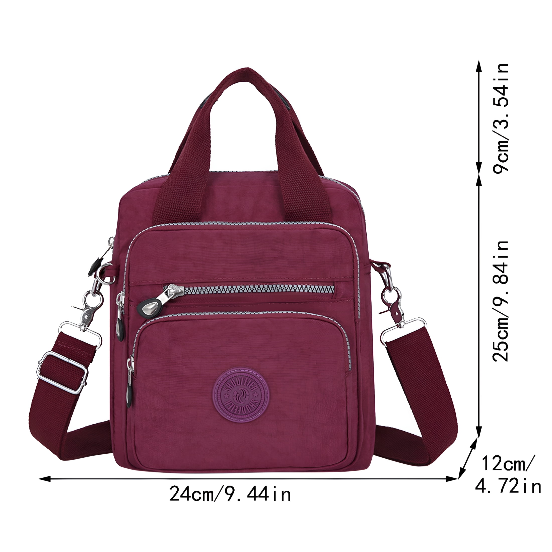 GASTROPOD Crossbody Bags for Women Nylon Travel Multi Pocket Cross Body Messenger Purses Top Handle Shoulder Handbags