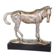 thumbnail image 1 of Sagebrook Home 14670 Résine 15 Décoration de Cheval, Argent, 16 x 6 x 15, 1 of 4