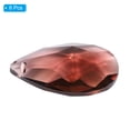 thumbnail image 3 of Uxcell K9 Crystal Pendants Teardrop Beads, 6 Pack 38mm Chandelier Prisms Parts Hanging Beads DIY Lamp Dark Brown, 3 of 7