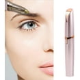 thumbnail image 6 of USB Rechargeable Portable Electric Eyebrow Trimmer Pen for Women,Painless Precision Eyebrow Hair Remover, Safe Eyebrow Shaver Razor Tool for face Leg Lip Armpit Hand(Rose Gold), 6 of 13