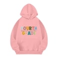 thumbnail image 5 of Ruyang Fourth Grade Hooded Sweatshirts First Day of School Hoodies Girls Boys Back To School Hoodie Trendy Pullover Top, 5 of 5
