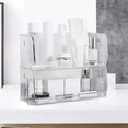 thumbnail image 4 of Estante de almacenamiento de escritorio, soportes de maquillaje, vitrinas apilables, organizador de cosméticos, caja contenedora para encimera de , estilo B B, 4 of 8