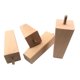 thumbnail image 2 of FELTECHELECTR 4 patas de madera para sofá, armario, cama, muebles, soporte, 2 of 6