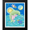 thumbnail image 2 of Eisner, Viv 12x14 Black Modern Framed Museum Art Print Titled - Animal Babies 2, 2 of 5