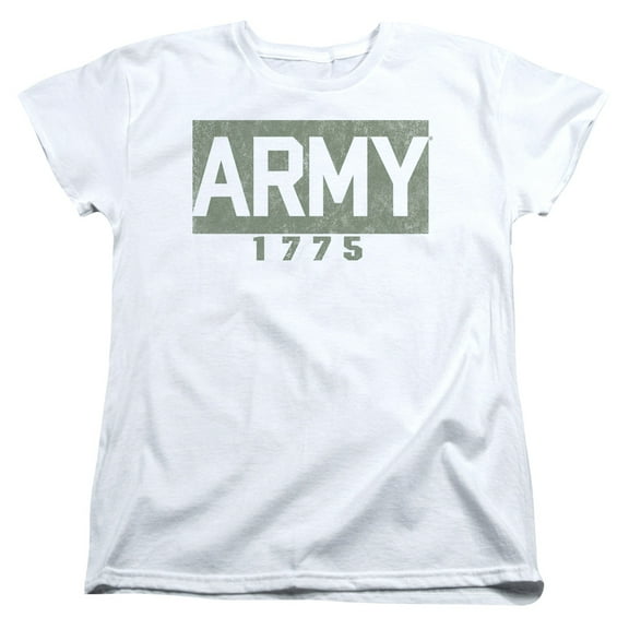 Army Block S/S Women's T-Shirt White