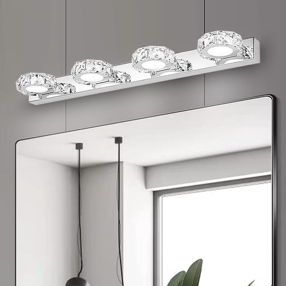 Modern Bathroom Vanity LED  Light Make Up Wall Front Toilet Mirror Lamp Fixture Silver White for Murals