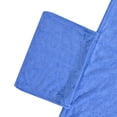 thumbnail image 4 of Muka Microfiber Terry Cloth Beach Pool Lounge Chair Cover Convenient Pocket, 29" x 83"-Blue, 4 of 5