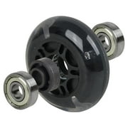 LED Inline Wheels 76mm 82a Skate Rollerblade Light Up 4-Pack w/ Abec 9 Bearings