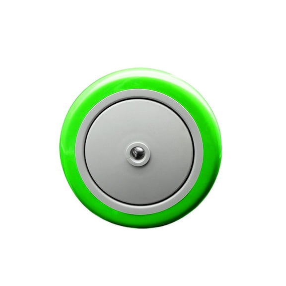 SCC - 5" Green Poly on Polyolefin Wheel Only - 3/8" Bore - 350 lbs Capacity