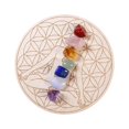 thumbnail image 1 of Youkk Exquisite Quartz Collection Gem Wood Plate Crystal Stone Style A 1Set, 1 of 4