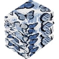 thumbnail image 4 of SKYSONIC Butterfly Washcloths Set of 2, Highly Absorbent Soft Cotton Fingertip Towels for Bathroom, Kitchen, Gym, Spa, Home Decor 12 x 12 Inch, 4 of 7