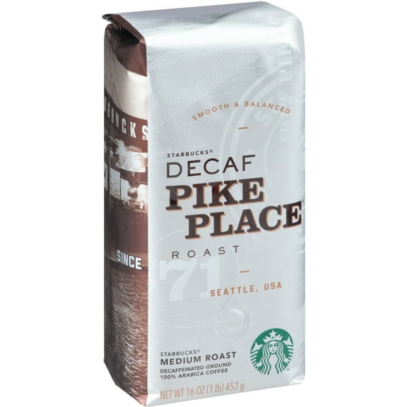 Starbucks Pike Place Decaf Ground Coffee Medium Roast 16 oz - 1 EA. (SBK96781) 11029358