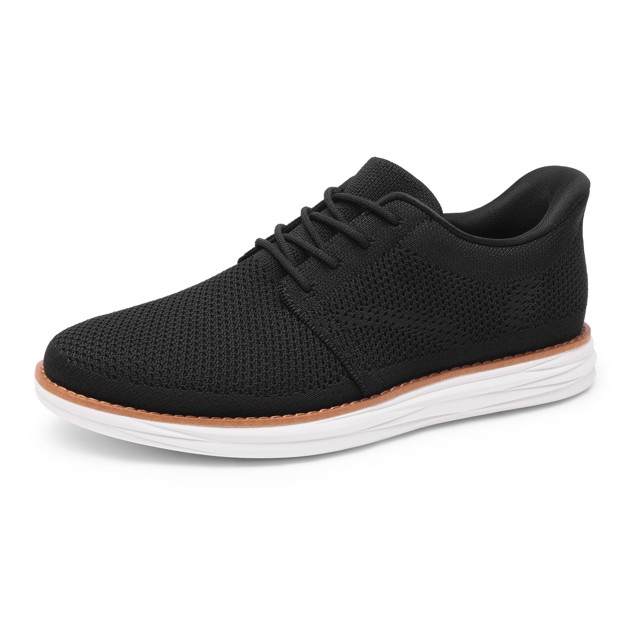 Men\'s KnitFlex Mesh Sneakers Lace-Up Lightweight Casual Walking Oxfords Shoes BRUNO MARC KnitFlex Breeze+ Men main image 2