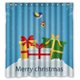 thumbnail image 1 of Cortina de Ducha ABPHQTO Regalos de Navidad Feliz Navidad Tejido de poliéster Impermeable 160x180 cm, 1 of 1