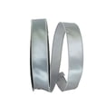 thumbnail image 1 of Reliant Ribbon 92575W-070-09K Satin Value Wired Edge Ribbon - Silver - 1.5 in. x 50 yards, 1 of 1