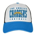 thumbnail image 2 of Youth White/Powder Blue Los Angeles Chargers Essentials Trucker Adjustable Hat, 2 of 3