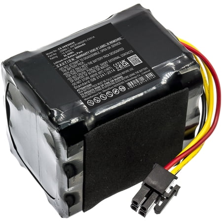 Replacement Battery for Vorwerk Kobold VR200 PN:20884-1 4NCR18650P2-C001A 6000mAh