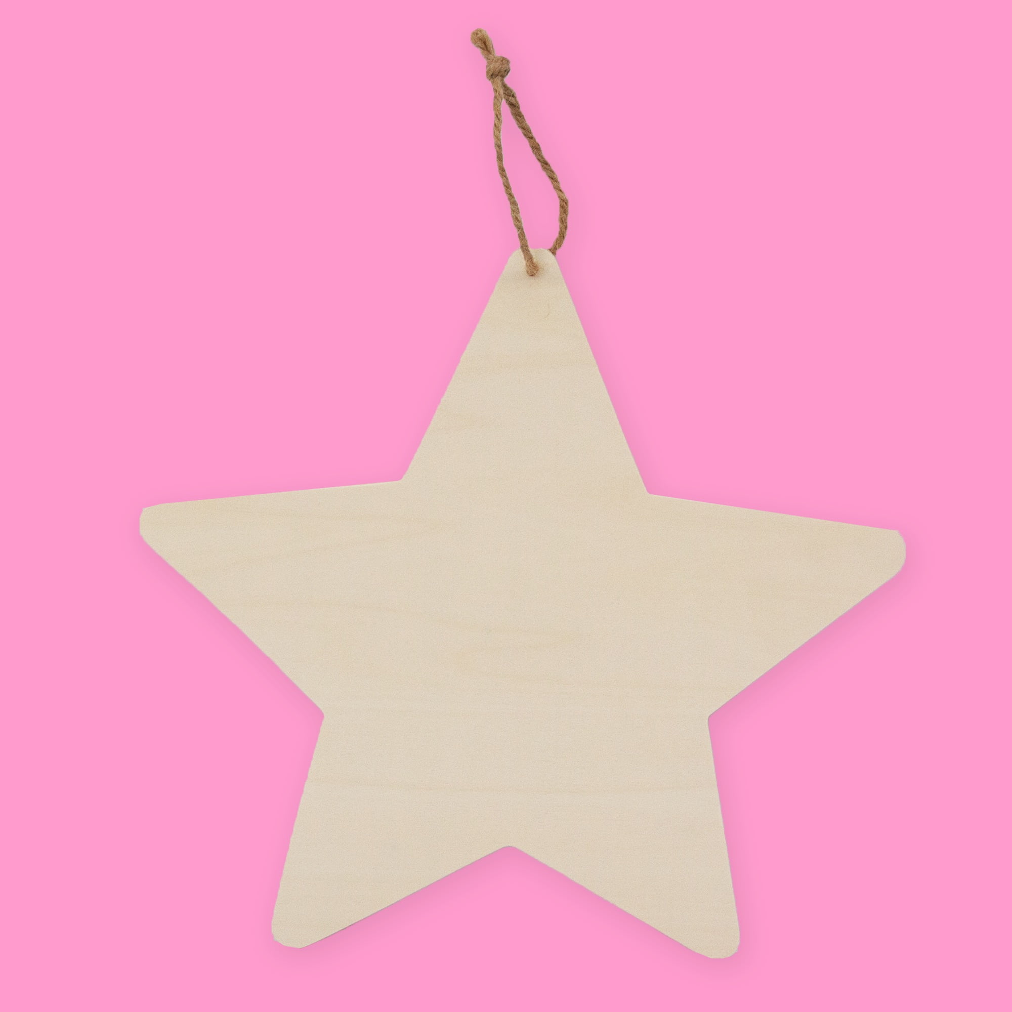 Hello Hobby Wooden Star Plaque