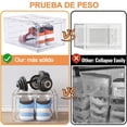 thumbnail image 2 of Caja Organizadora para Calzado Zapatos Tenis Sneakers Apilable Kit 4 Piezas Premium, 2 of 7