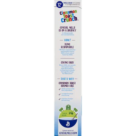 Cinnamon Toast Crunch Breakfast Cereal, 20.25 oz Box