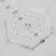 thumbnail image 5 of Regla De Retazos Plantillas de edredón hecho a mano, regla de mosaico acrílico, herramienta de dibujo de edredón DIY (D, 5 of 6