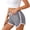 Grey, variant on Athletic Running Shorts for Women Summer Casual Elastic High Waist Lightweight Breathable Workout Gym Shorts with Pockets
