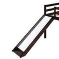 thumbnail image 6 of Bellemave Twin Loft Bed with Slide, Wood Low Loft Bed with Climbing Ladder & Storage Space, Twin Size Beds for Teen, No Box Spring Needed (Espresso), 6 of 6