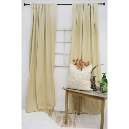 American Colors Brand Heritage Cotton Curtain Panels Wheat