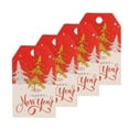 thumbnail image 2 of DESTYER 2021 Newest 100 pcs Merry Christmas Tags Kraft Paper Card Gift Label Tag DIY new year tree white, 2 of 6