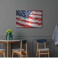 thumbnail image 4 of Luxe Metal Art 'American Flag', Metal Wall Art, 36"x24", 4 of 9
