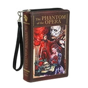 Things2Die4 Vinyl Phantom Of The Opera Book Handbag Novelty Clutch Purse Crossbody Bag