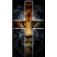 thumbnail image 1 of Cuadros Decorativos 5D Kit Rhinestone Imagen DIY Cruz León Full Round Drill Diamond Painting Craft Likrtyny embutido en tela, 1 of 9