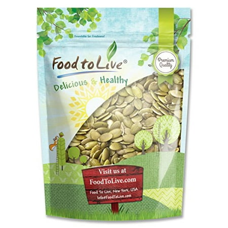 Whole Foods Pumpkin Seeds - Food To Live Pepitas / Pumpkin Seeds (Raw, No Shell) (8 Ounces)