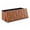 43in/Brown/43.31 x 14.96 x 14.96 inch, variant on Alvantor Storage Ottoman Bench, Foldable Faux Leather with Tufted Foam Seat and Center Divider, Black, 30 in x 15 in x 15 in