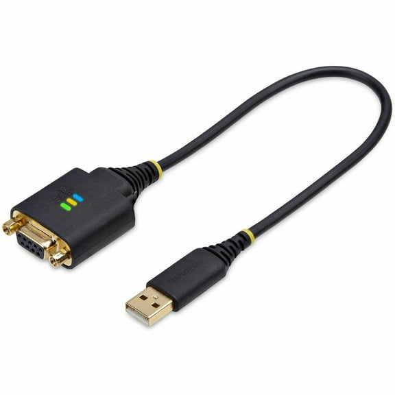 StarTech 1ft/30cm USB to Null Modem Serial Adapter Cable