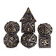 thumbnail image 2 of Conjunto de dados metálicos de Copper Hollow-tallado Dados poliédricos RPG Dados con caja de metal para juegos Jueg, 2 of 9