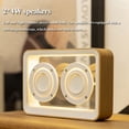 thumbnail image 3 of Altavoz Bluetooth Retro Transparente Conexión Barra de Sonido Estéreo Bluetooth Reproductor de Música MP3 Inalámbrico con Luz B, 3 of 5