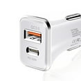 thumbnail image 2 of 20W PD USB C Car Charger, USB Type C Fast Power Charging, Dual Port USB-A+ USB-C Plug Car Lighter Adapter for iPhone 14/13/12/11/X/8/7/6, iPad, Samsung Galaxy S23/S22/S21,S20, Google Pixel, Universal, 2 of 3