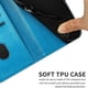 thumbnail image 4 of Funda tipo cartera con girasoles grabados para Samsung A40, elegante, multifuncional y con protección total., 4 of 5