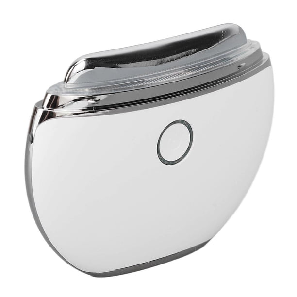 Electric Scraping Massager Constant Temperature Brighten Lift Skin Micro Current Gua Sha Massager White
