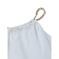 thumbnail image 6 of Women’s Casual Half Sleeve T-shirt Fashion Solid Color Off-shoulder V-neck Pullover Tops, 6 of 9