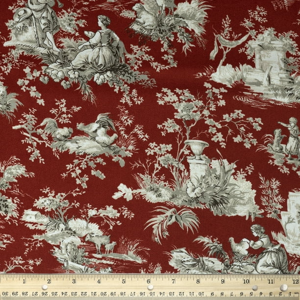 Waverly Inspirations 45 100 Cotton Toile Sewing Craft Fabric By The Yard Ruby Com 100 Cotton Toile Sewing Craft Fabric, Waverly Toile Lamp Shades