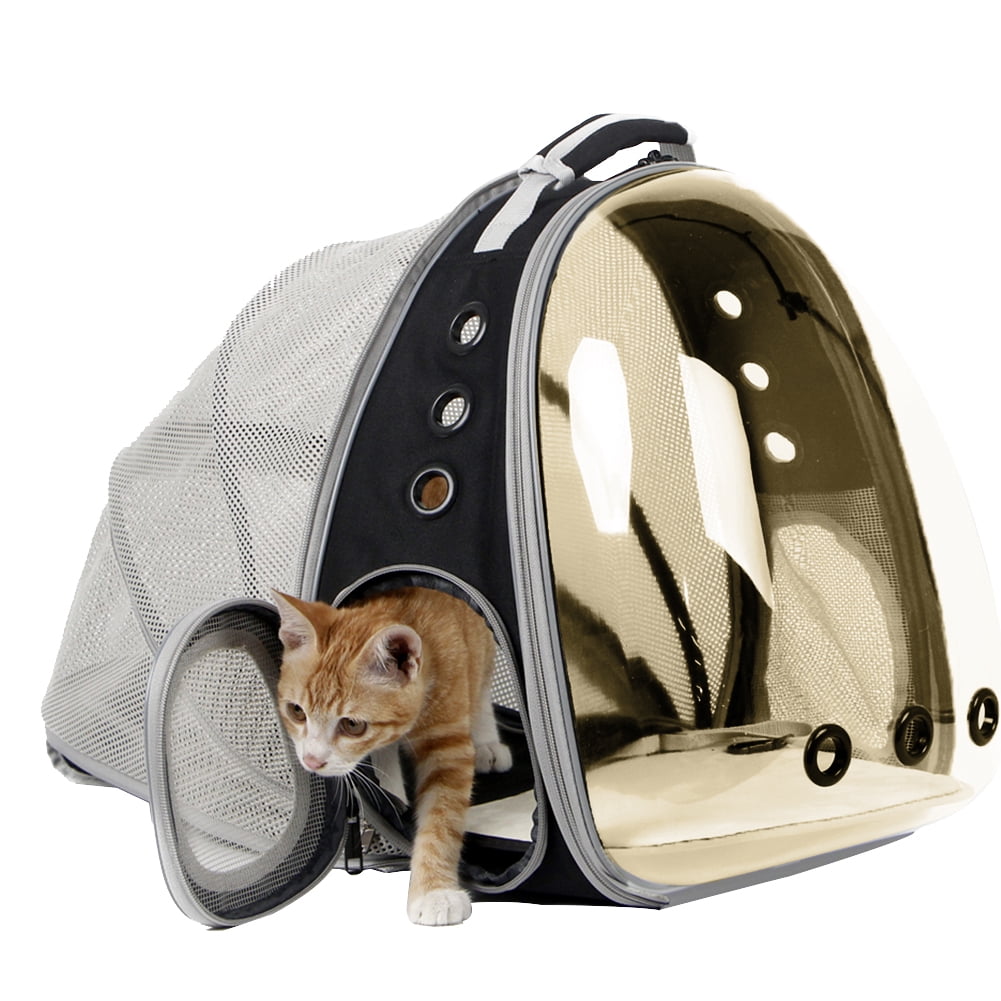 Halinfer Cat Backpack Carrier, Fit up to 12 lbs,  Pet Backpack for Cat and Small Puppy