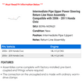 thumbnail image 2 of Intermediate Line Upper Power Steering Return Line Hose Assembly - Compatible with 2006 - 2011 Honda Civic 2007 2008 2009 2010, 2 of 2