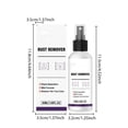 thumbnail image 3 of MMJ Car Wheel Rust Remover Spray 50ml with Microfiber Towel for Hub Metal Iron Powder Stain Cleaner, 3 of 7