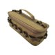 thumbnail image 5 of Bolsa organizadora para guardar utensilios de cocina y vajilla para acampar, herramientas multiusos para exteriores. Caqui, 5 of 9