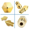 thumbnail image 6 of 10 Pcs 0.4mm Brass MK8 3D Printer Nozzles Extruder for Creality Ender, 6 of 7