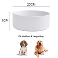 thumbnail image 2 of Cuenco de cerámica Laklulu para mascotas, cuenco para comida para perros y gatos, cuenco grande para agua y perros, protege la columna cervical, diámetro 20 cm, 2 of 5
